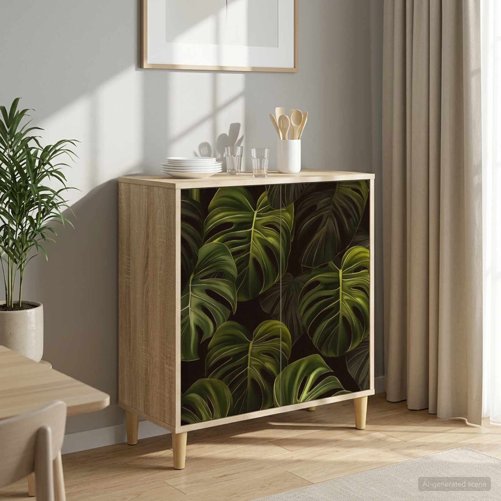 vidaXL Служебен шкаф ELBURG Сонома 69 x 33 x 75 см Инженерна дървесина