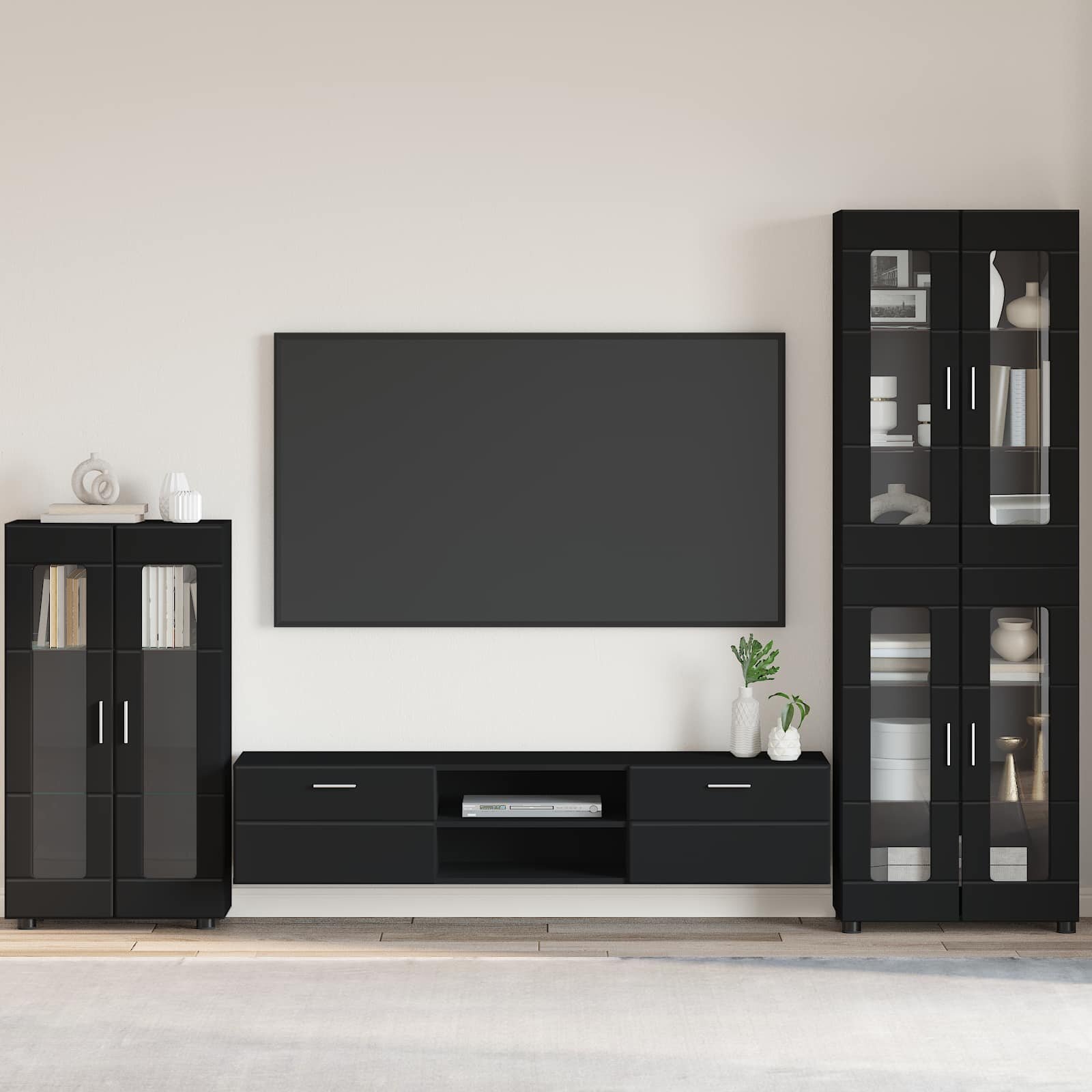 vidaXL Служебен шкаф FLORIN 555 x 29 x 100 см Черно