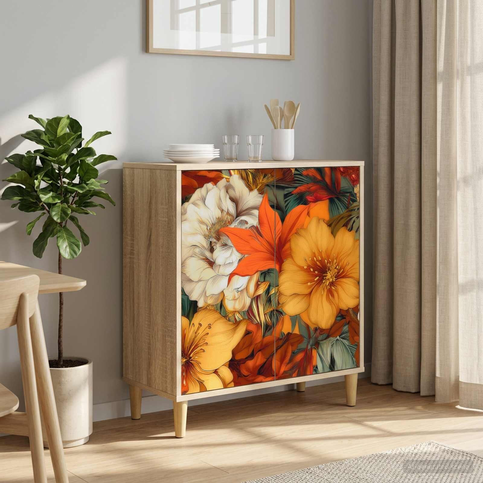 vidaXL Служебен шкаф GENNEP Сонома 69 x 33 x 75 см Инженерна дървесина