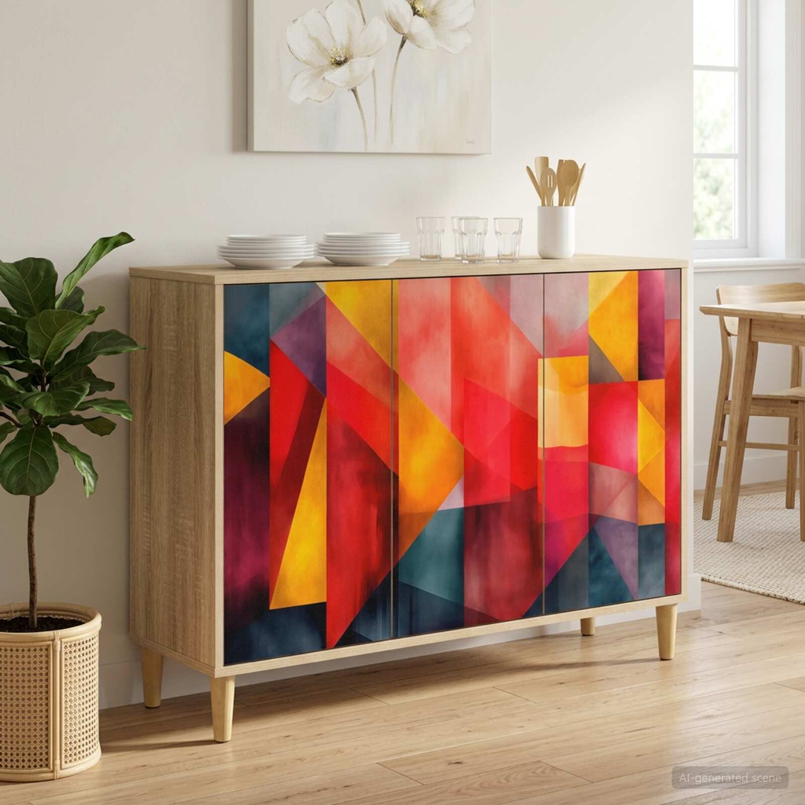 vidaXL Служебен шкаф HEESCH Сонома 102 x 33 x 75 см