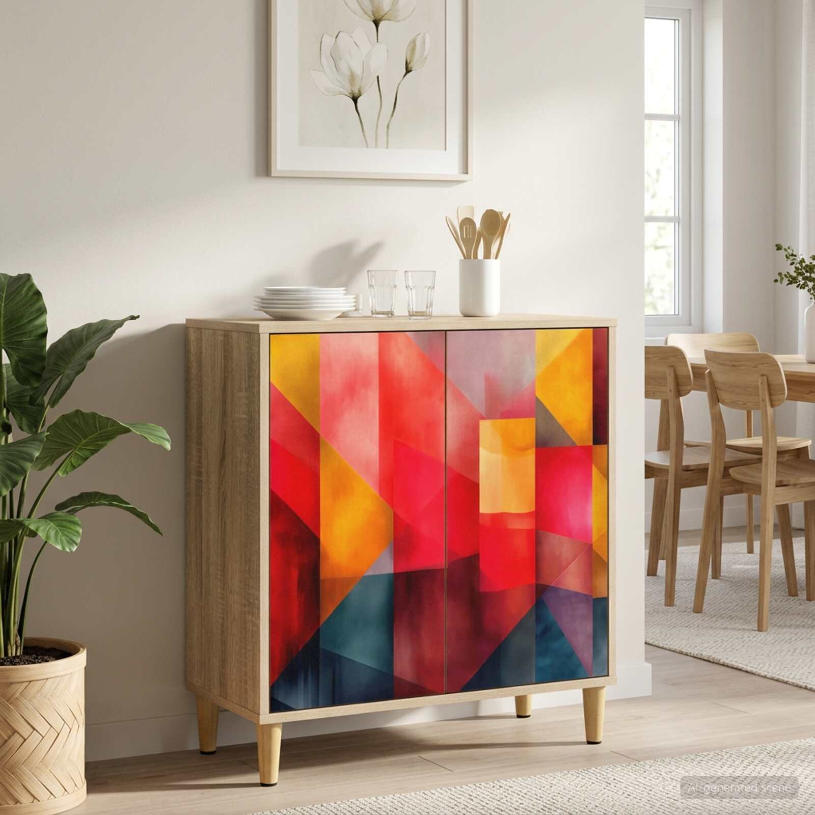 vidaXL Служебен шкаф HEESCH Сонома 69 x 33 x 75 см Инженерна дървесина