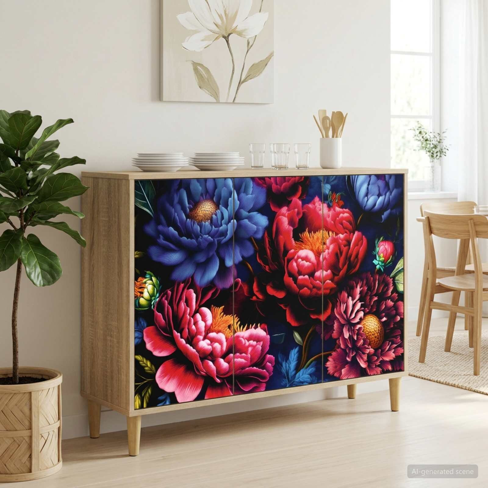vidaXL Служебен шкаф KIEL Сонома 102 x 33 x 75 см Инженерна дървесина