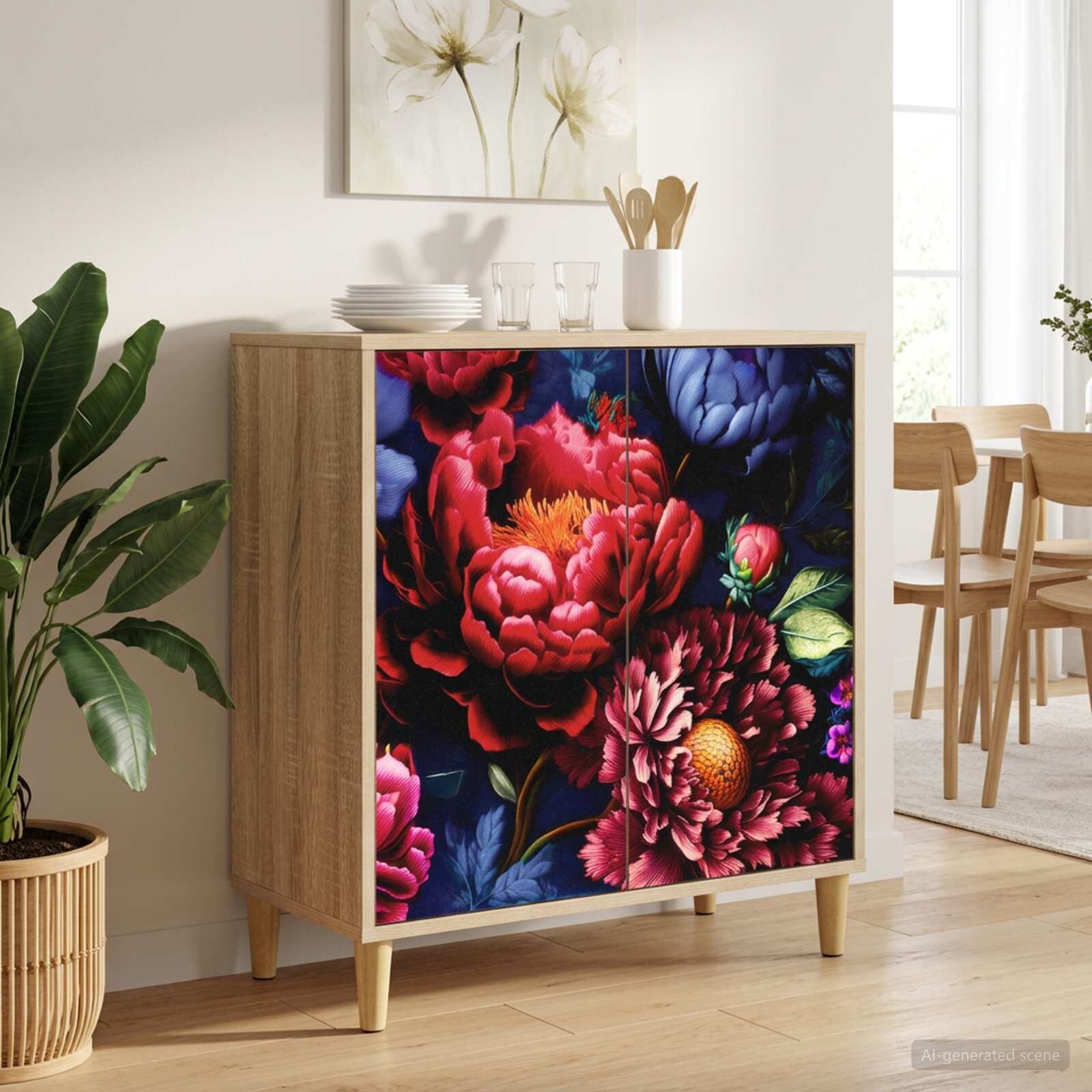 vidaXL Служебен шкаф KIEL Сонома 69 x 33 x 75 см Инженерна дървесина