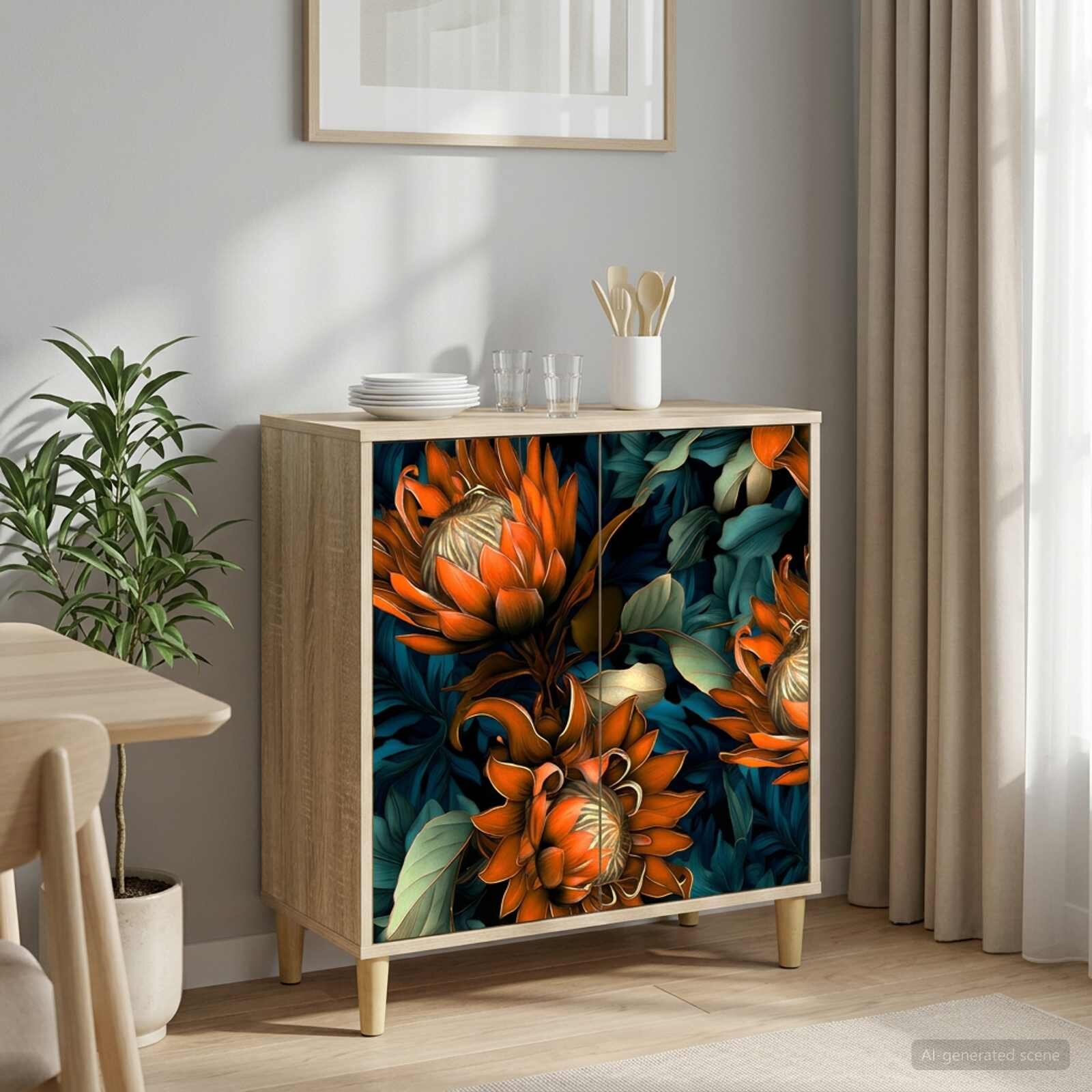vidaXL Служебен шкаф LOCHEM Сонома 69 x 33 x 75 см Инженерна дървесина