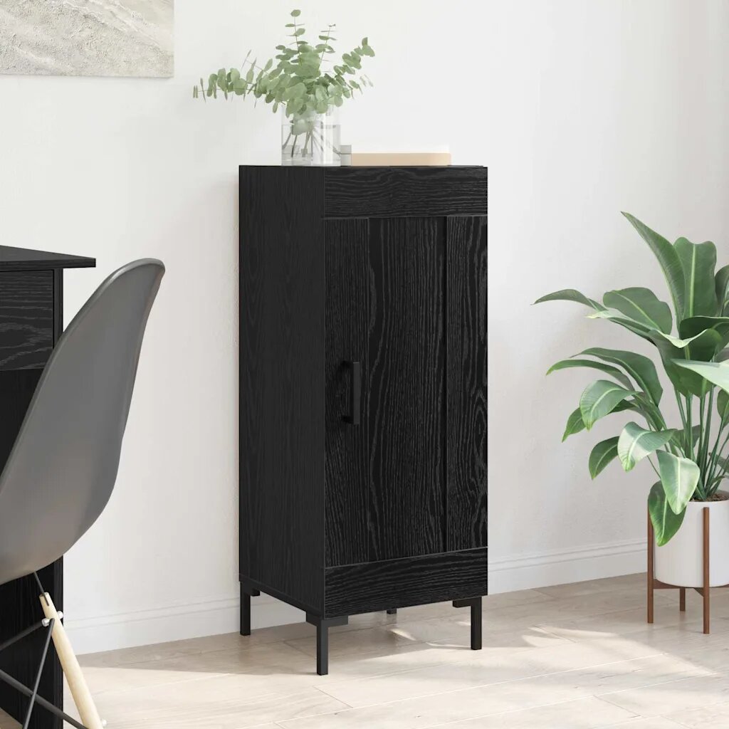 vidaXL Служебен шкаф Olden Черния дъб 345 x 34 x 90 см