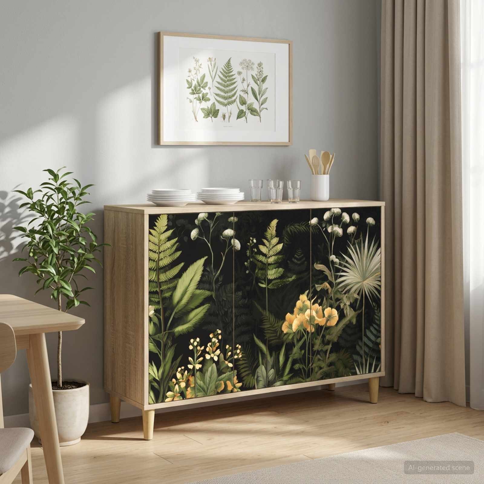 vidaXL Служебен шкаф RHENEN Сонома 102 x 33 x 75 см