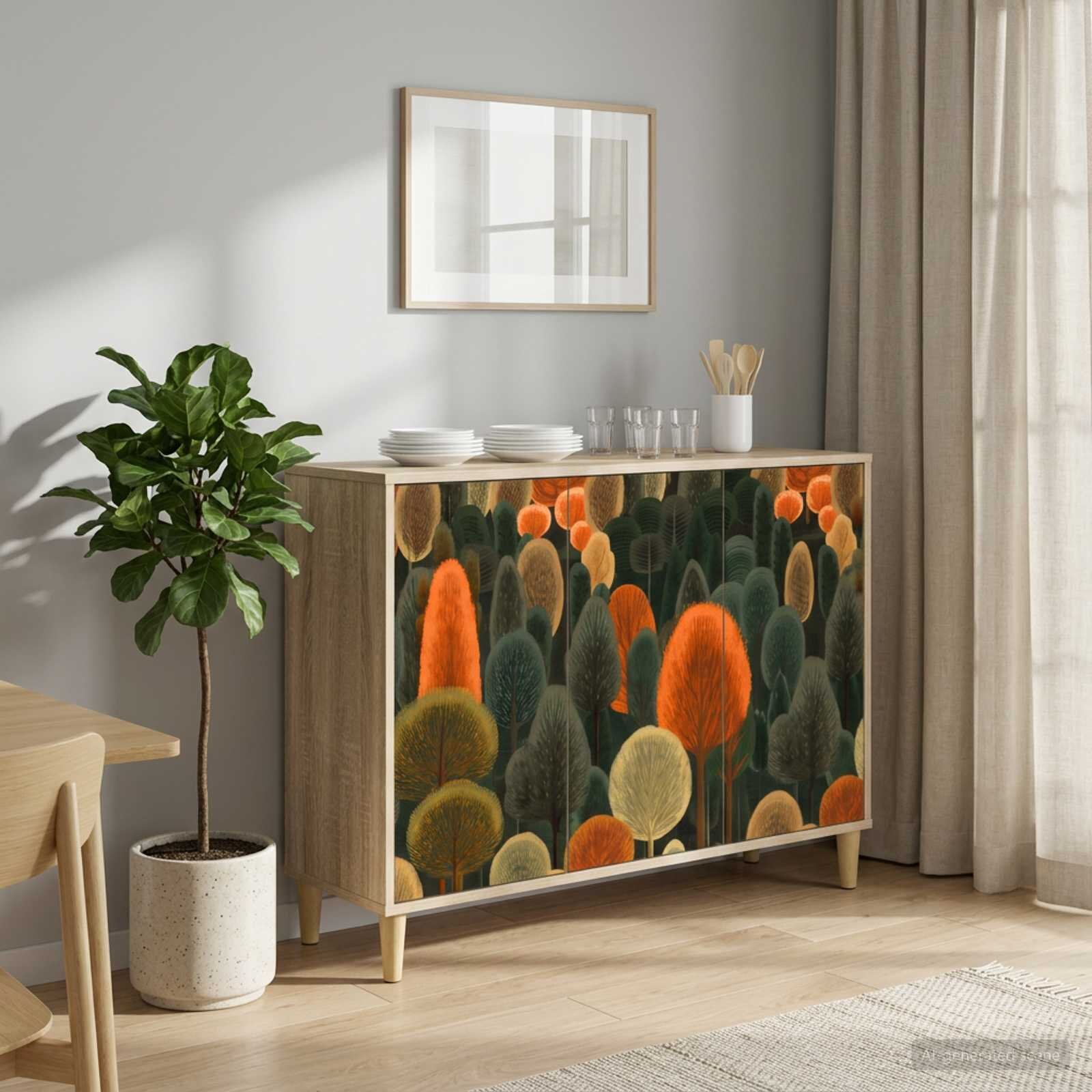 vidaXL Служебен шкаф ZAANDAM Сонома 102 x 33 x 75 см