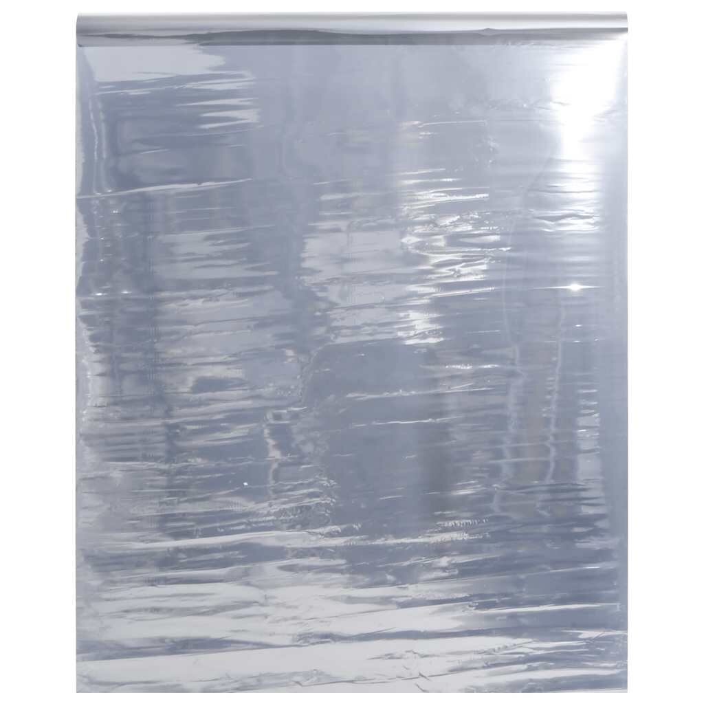vidaXL Соларно фолио статично отразяващ ефект сребристо 45x1000 см PVC