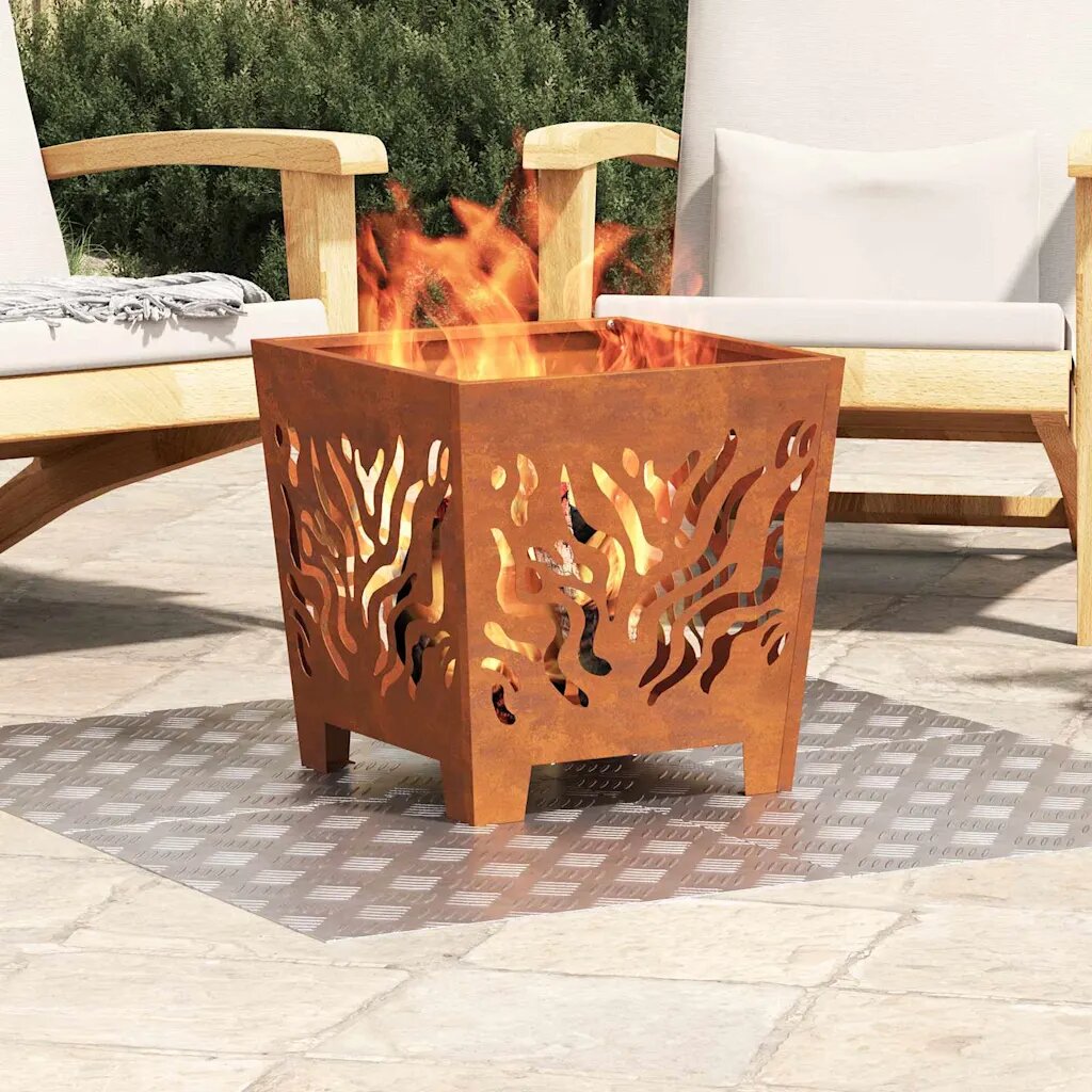 vidaXL Стъпало 4 бр. 50 x 50 cm Сребрист Алуминий Квадратна