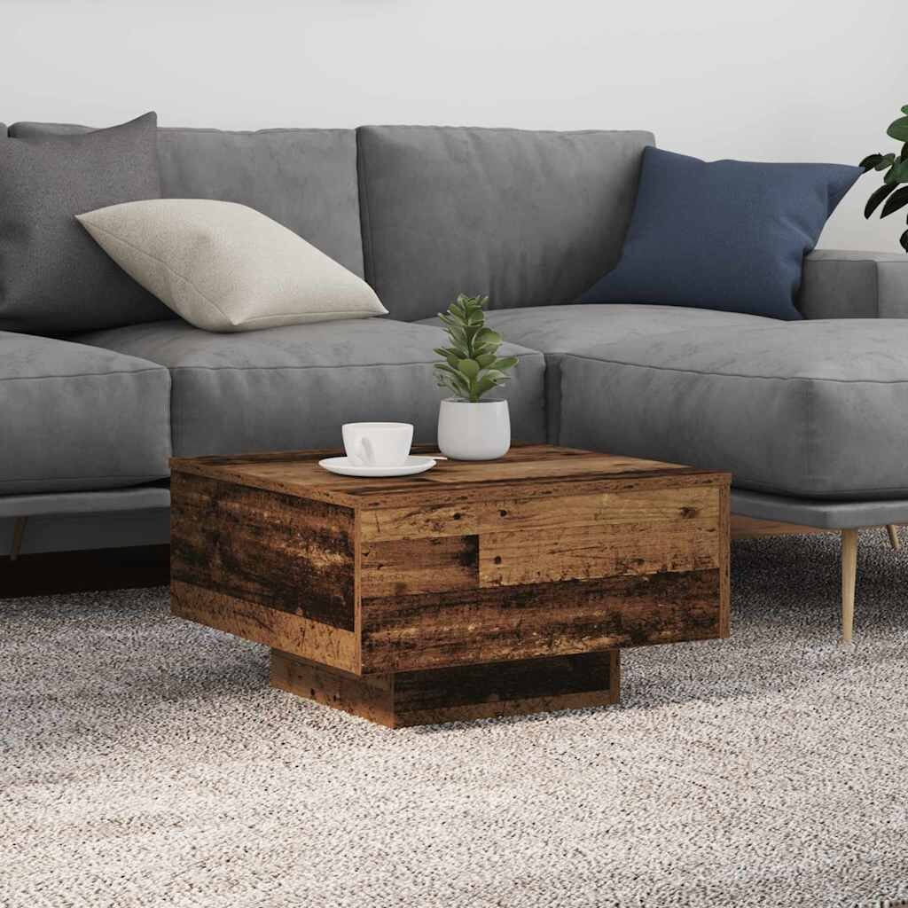 vidaXL Старо дърво 55 x 55 x 31 см Инженерна дървесина