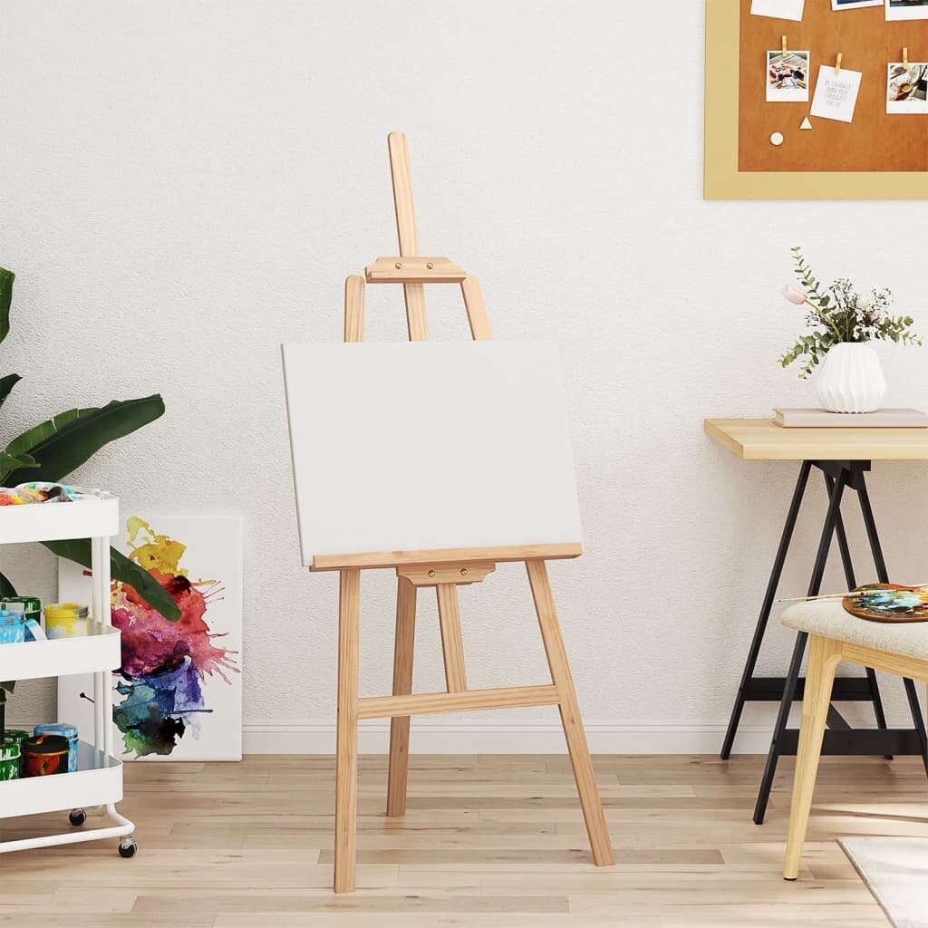 vidaXL Статив 535x95x127 см масивна борова дървесина
