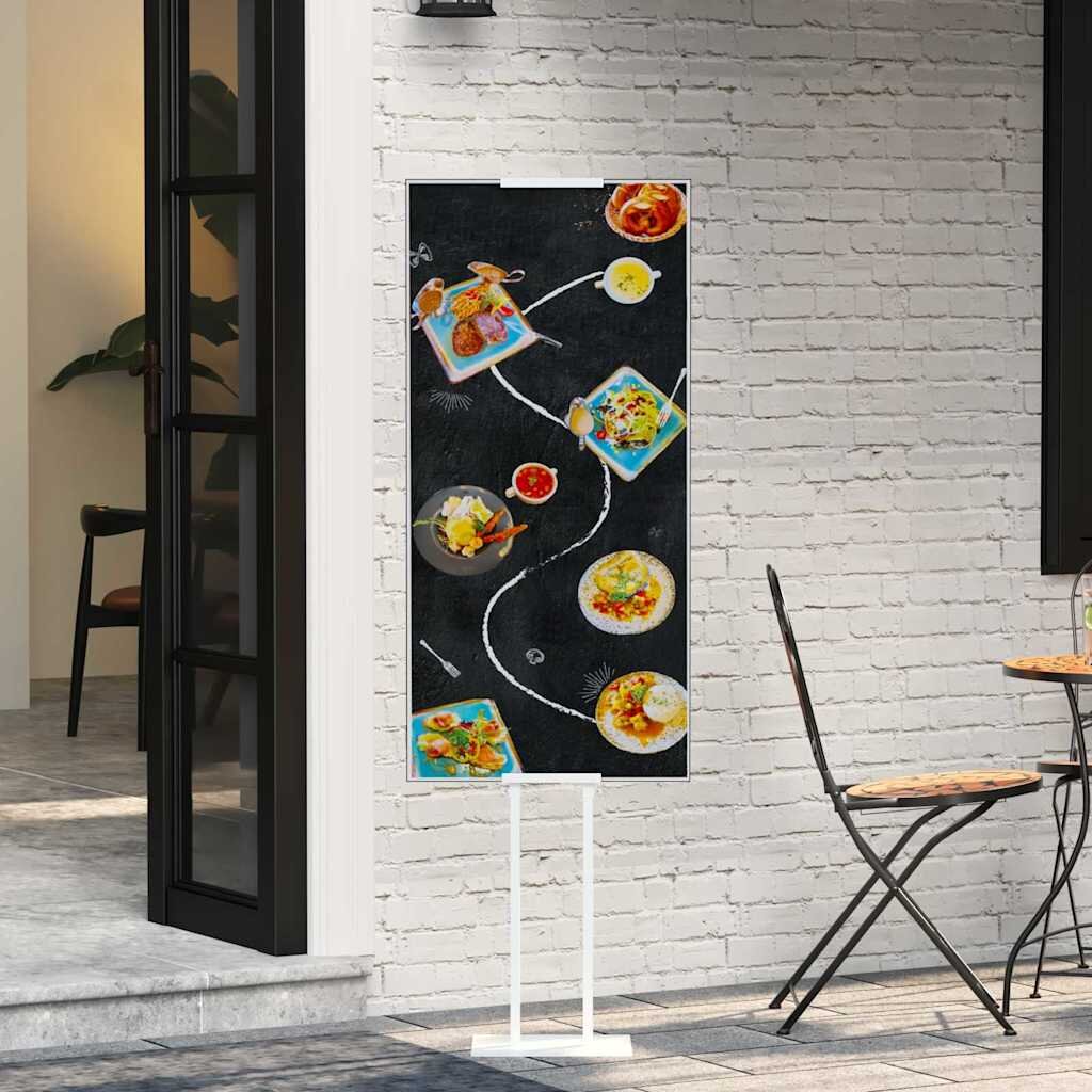 vidaXL Стендове за търговски прояви 2 бр. Бяло 30 x 235 x 210 см