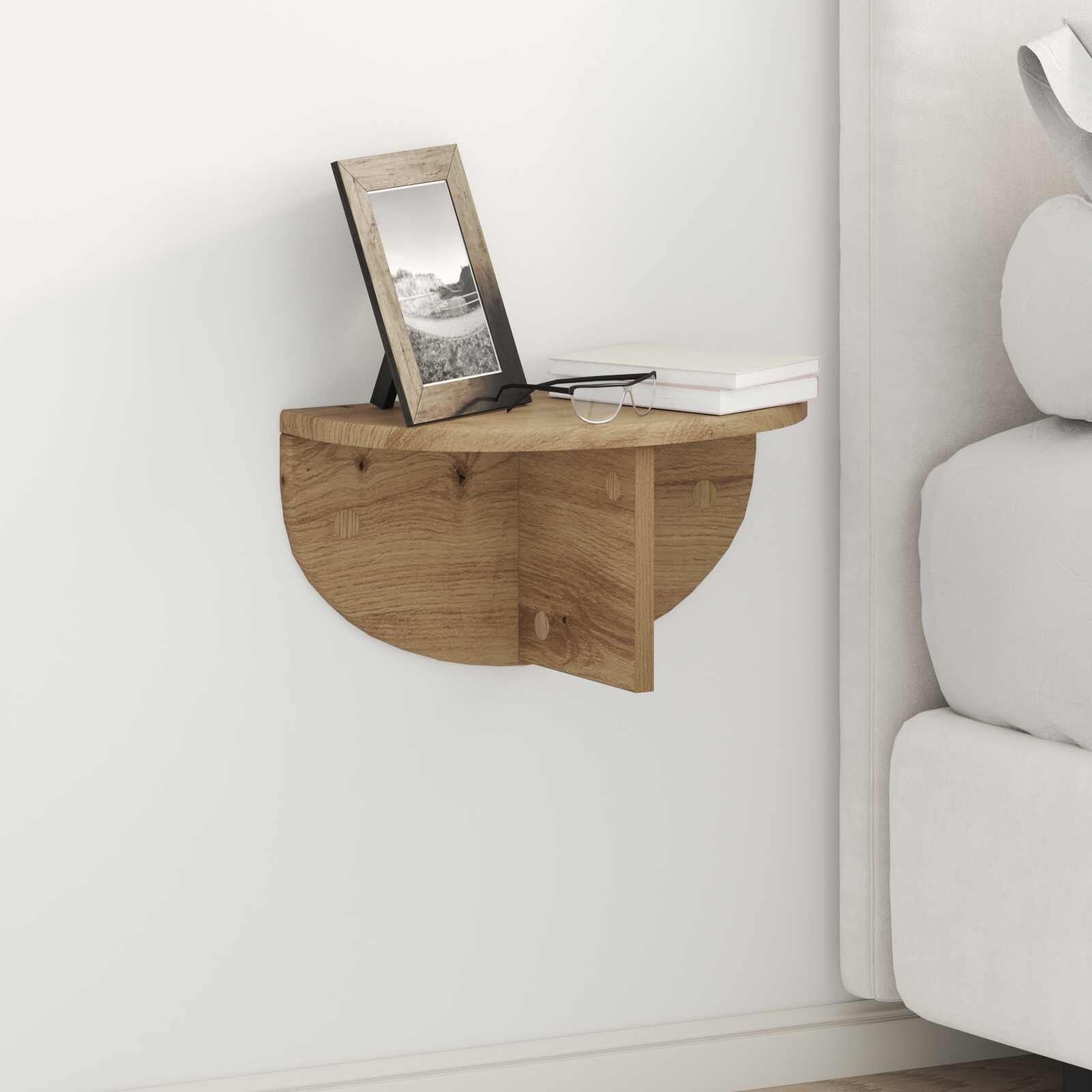 vidaXL Стенен рафт 2 бр. Дъб 38 x 19 x 19 см Инженерна дървесина