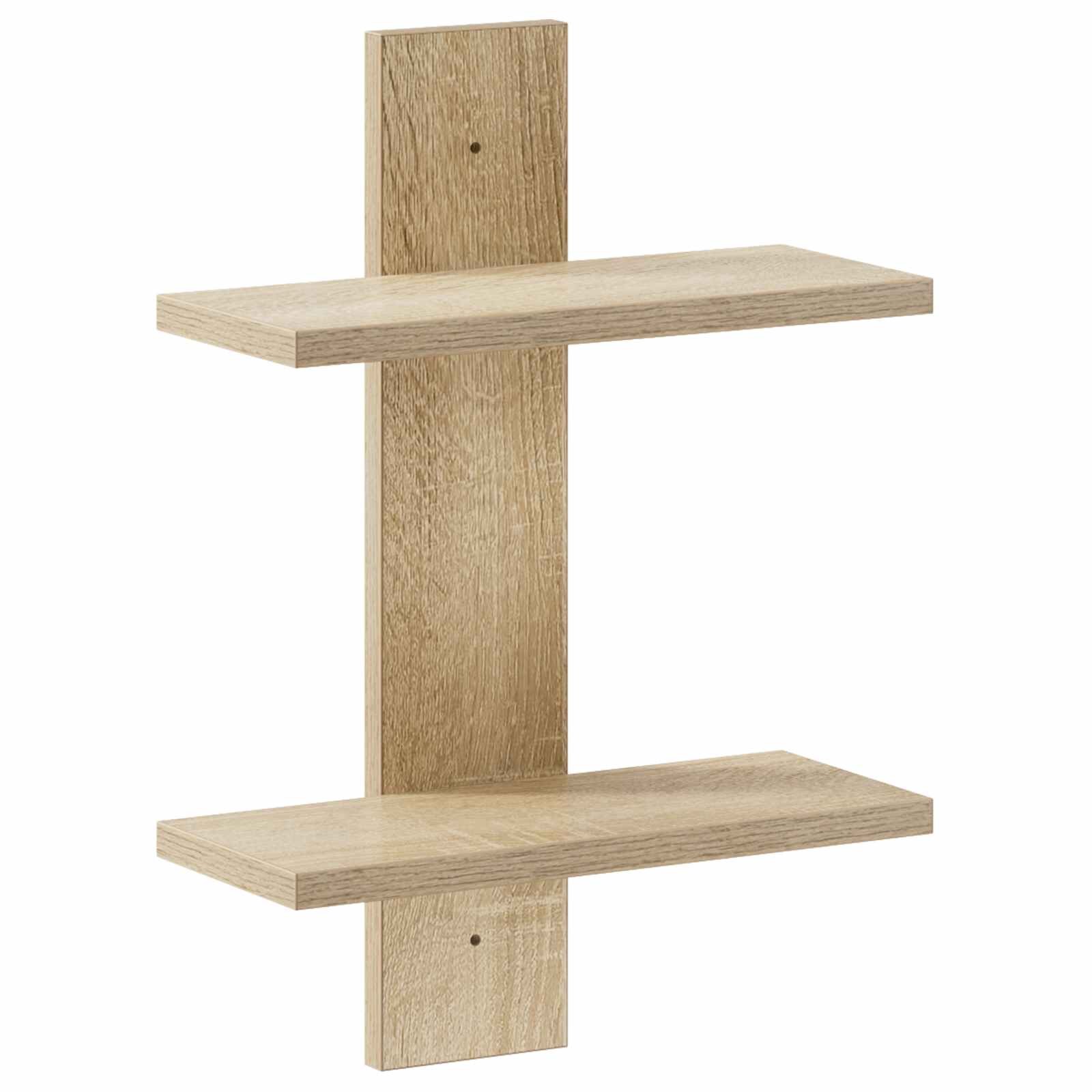 vidaXL Стенен рафт Дъб сонома 30 x 13.5 x 43 cm Инженерна дървесина