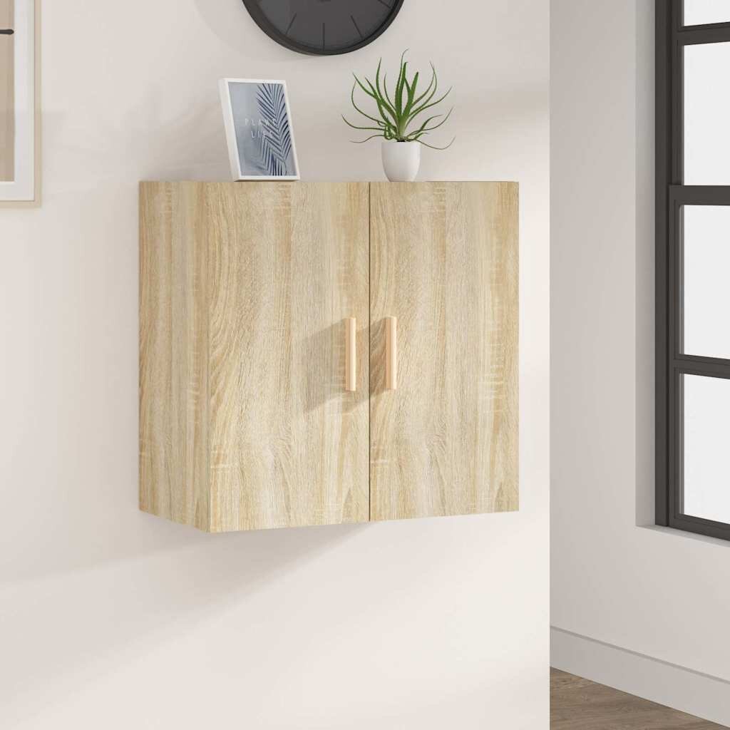 vidaXL Стенен шкаф дъб сонома 60x30x60 см инженерно дърво