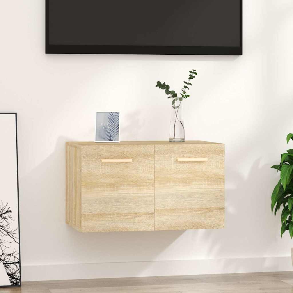 vidaXL Стенен шкаф дъб сонома 60x365x35 см инженерно дърво