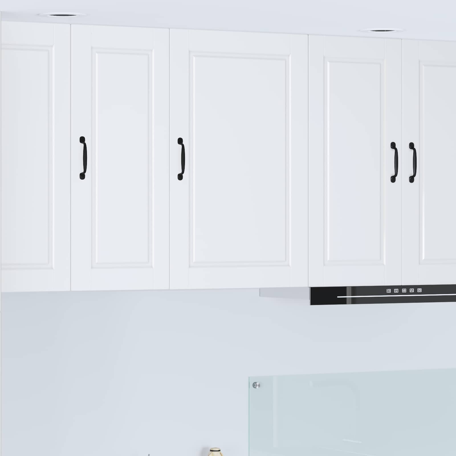 vidaXL Стенен шкаф PORTO Бяло 50 x 31 x 80 см Инженерна дървесина