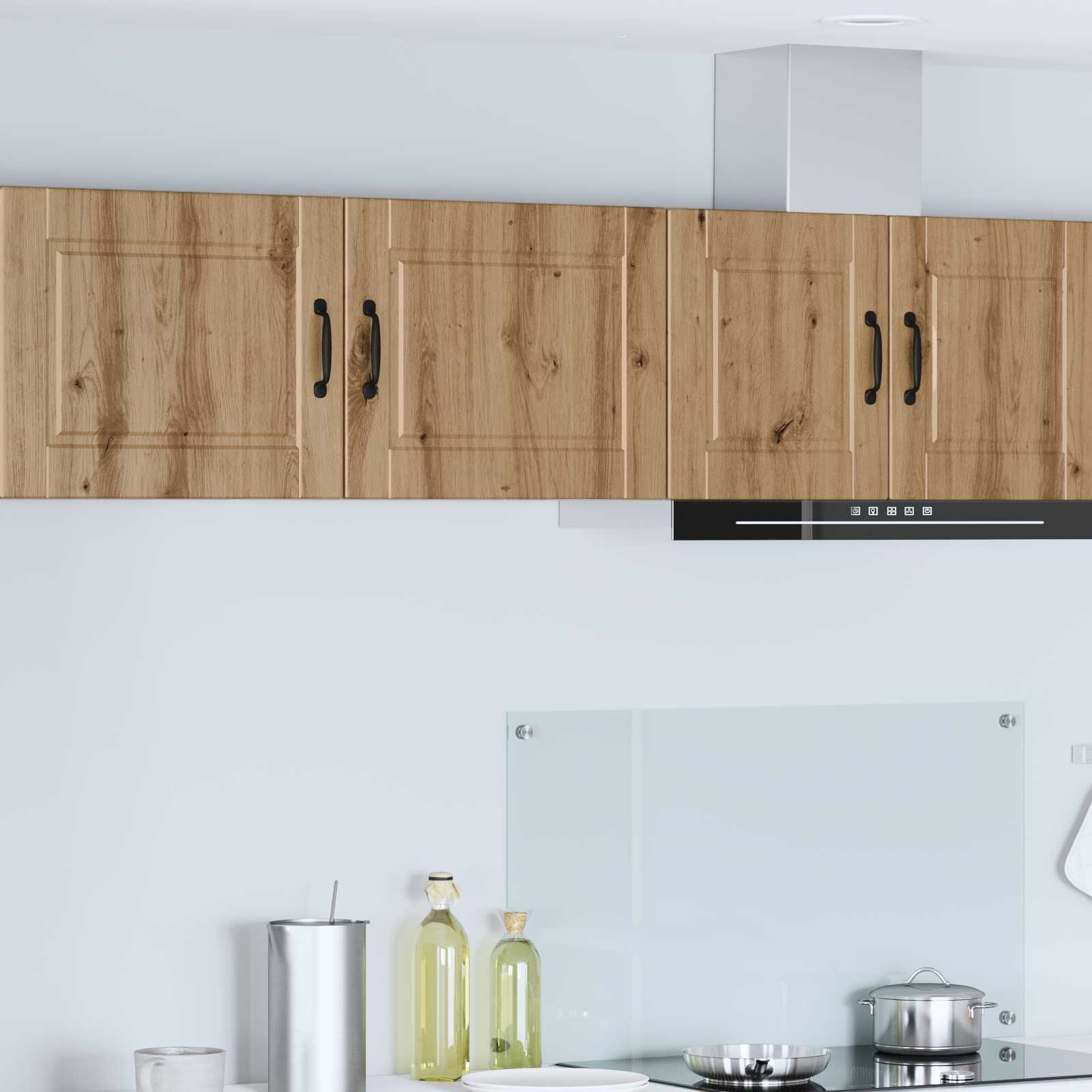 vidaXL Стенен шкаф PORTO Дъб 50 x 31 x 40 см Инженерна дървесина