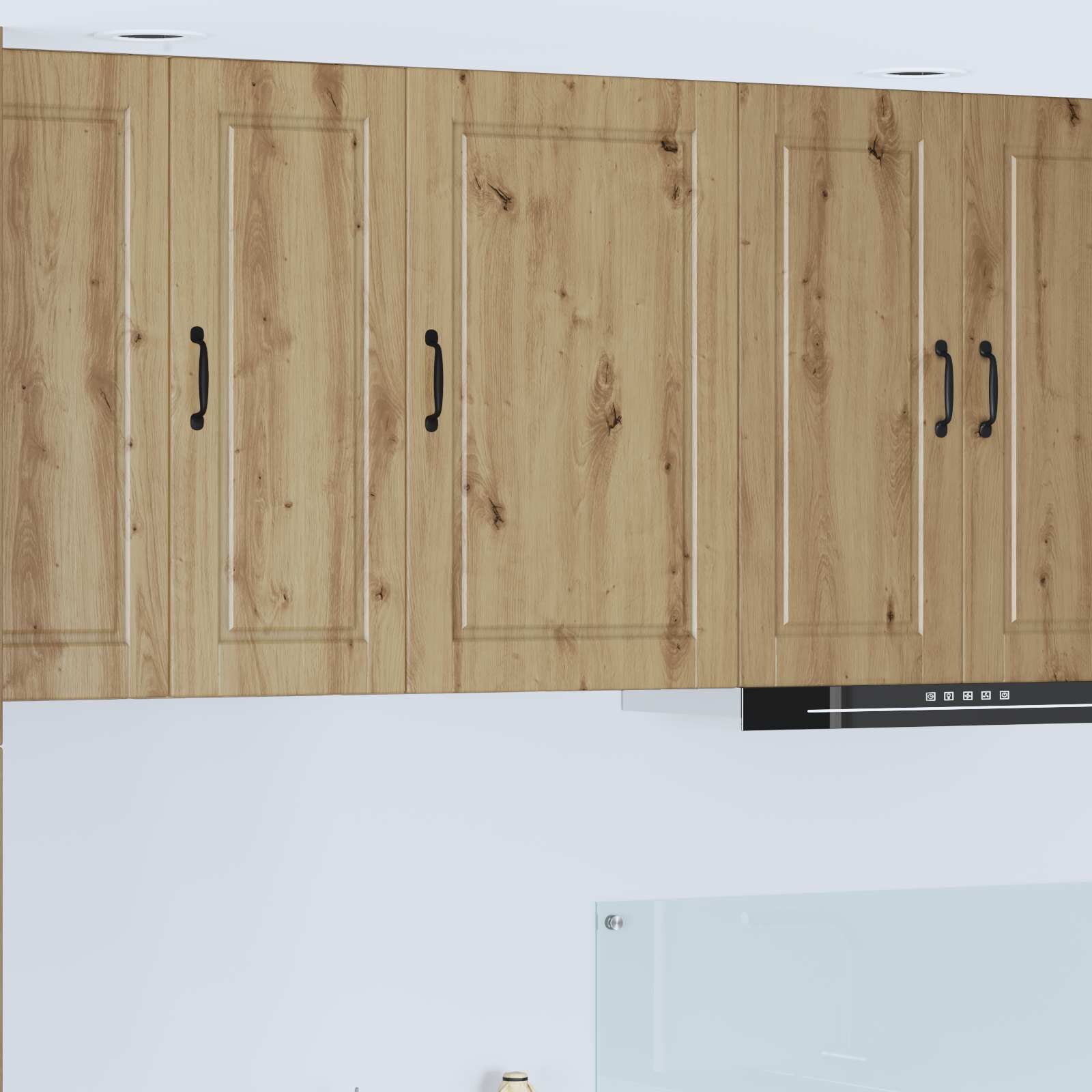 vidaXL Стенен шкаф PORTO Дъб 50 x 31 x 80 см Инженерна дървесина