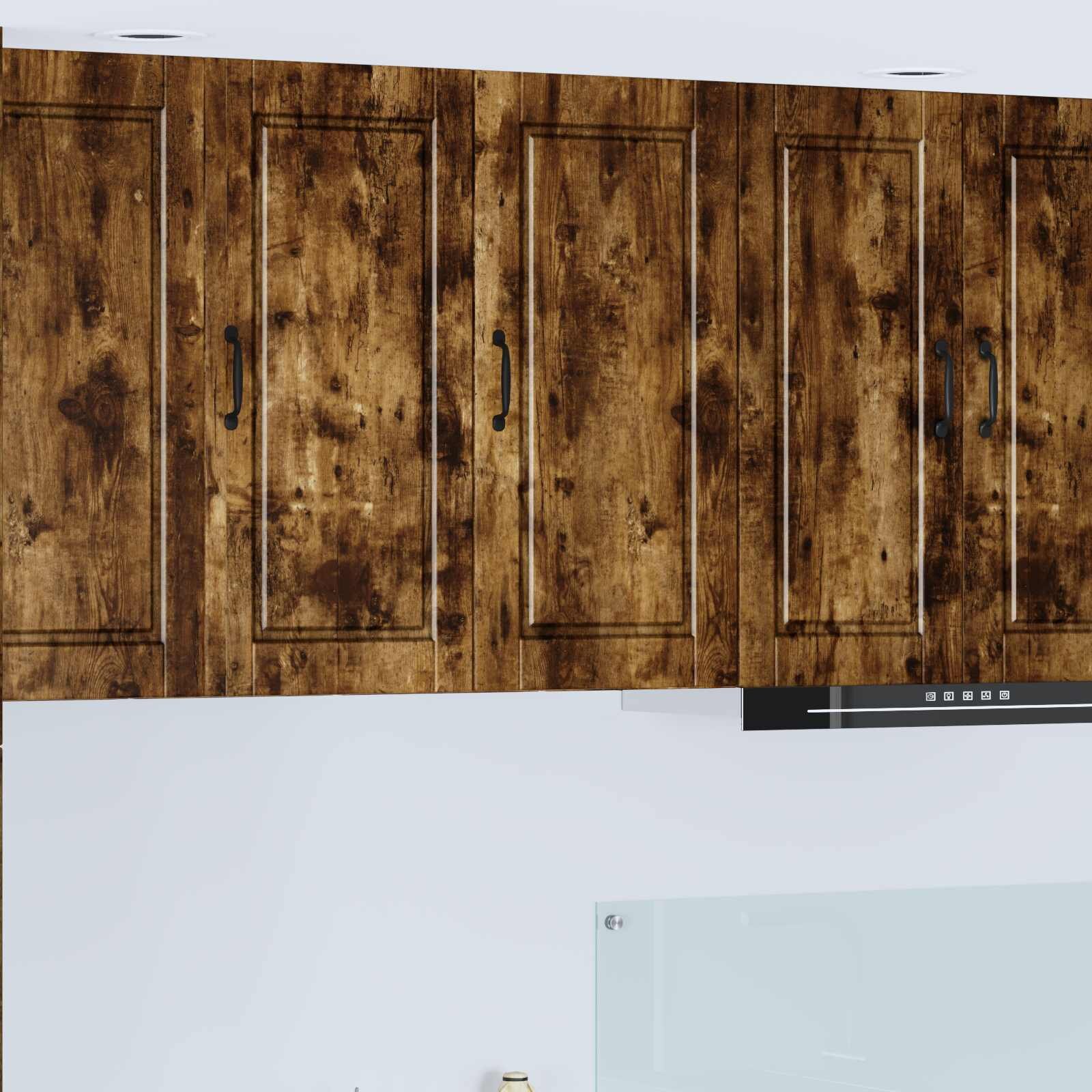 vidaXL Стенен шкаф PORTO Димян дъб 40 x 31 x 80 см Инженерна дървесина