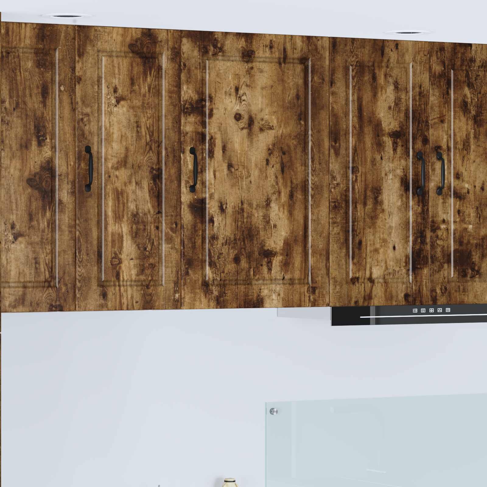 vidaXL Стенен шкаф PORTO Димян дъб 50 x 31 x 80 см Инженерна дървесина