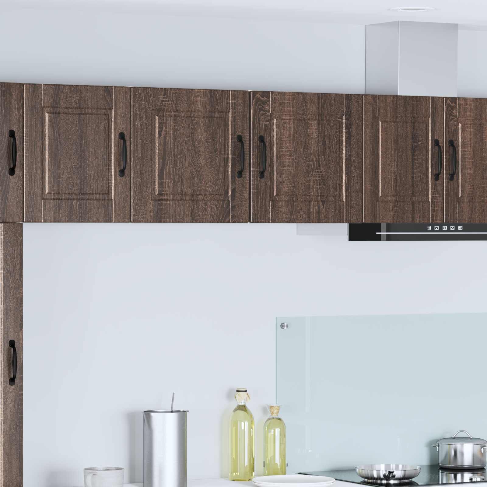 vidaXL Стенен шкаф PORTO Кафяв дъб 40 x 31 x 40 см Инженерна дървесина