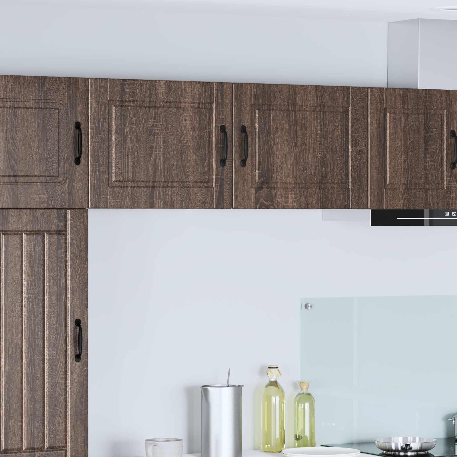 vidaXL Стенен шкаф PORTO Кафяв дъб 50 x 31 x 40 см Инженерна дървесина
