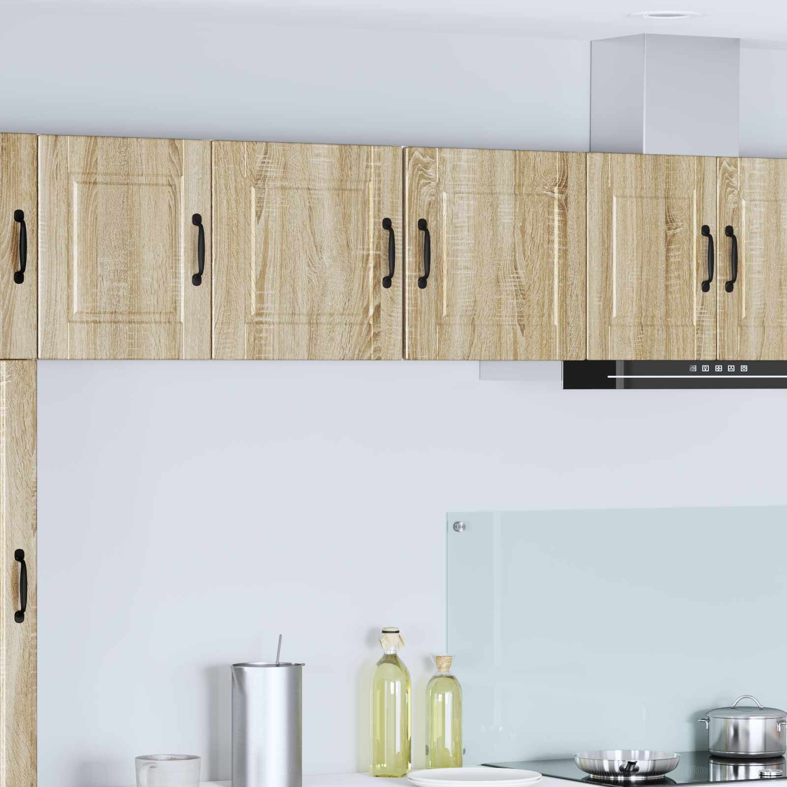 vidaXL Стенен шкаф PORTO Сонома дъб 40 x 31 x 40 см