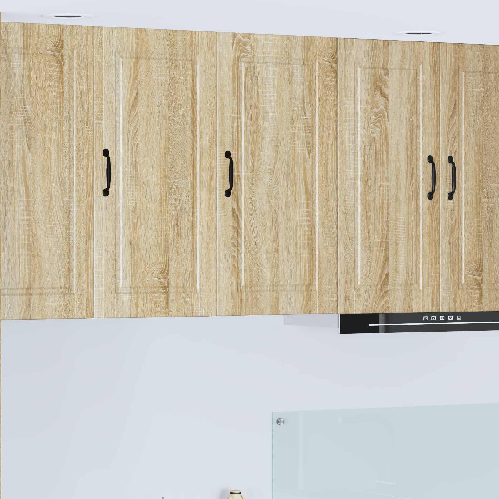 vidaXL Стенен шкаф PORTO Сонома дъб 40 x 31 x 80 см