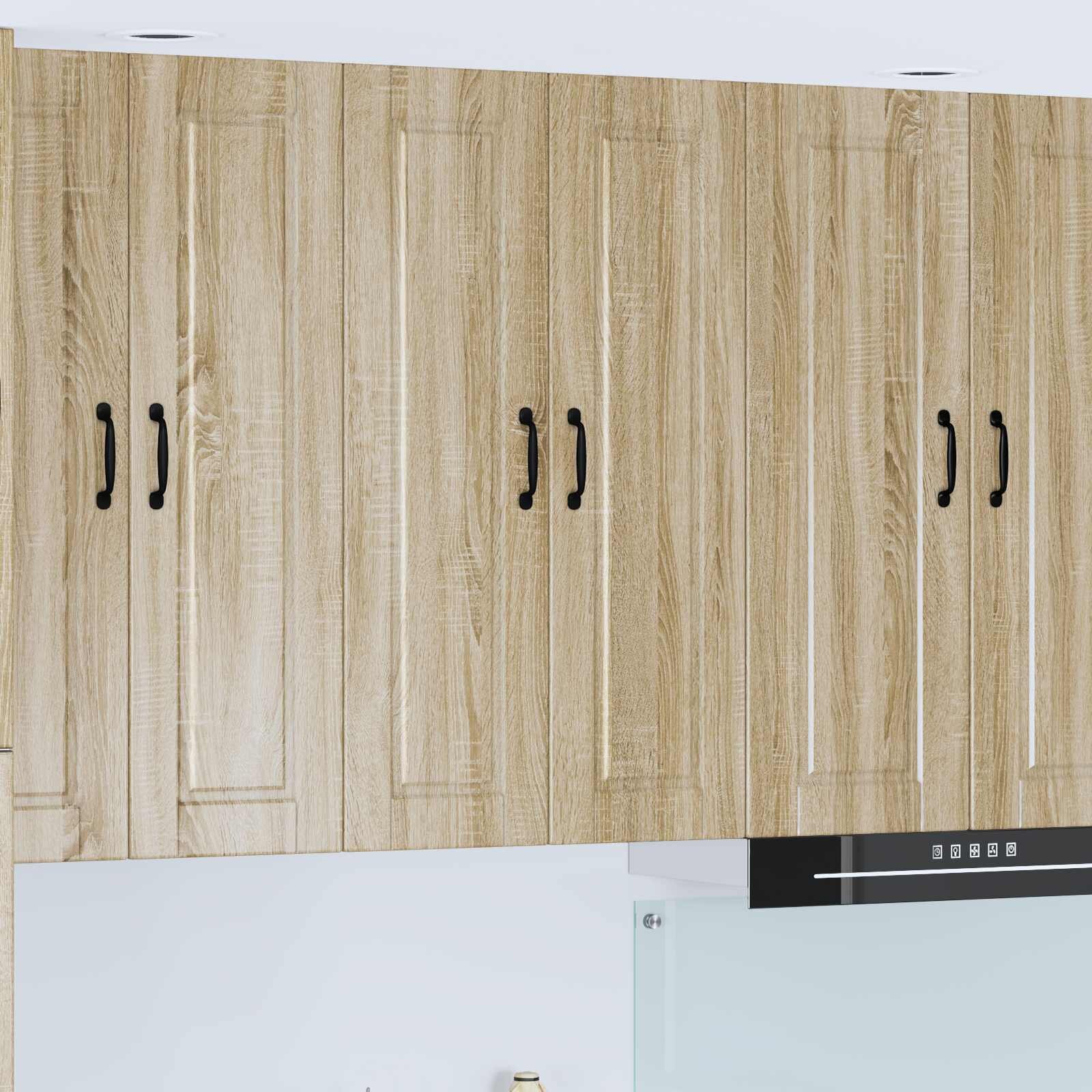 vidaXL Стенен шкаф PORTO Сонома дъб 60 x 31 x 100 см