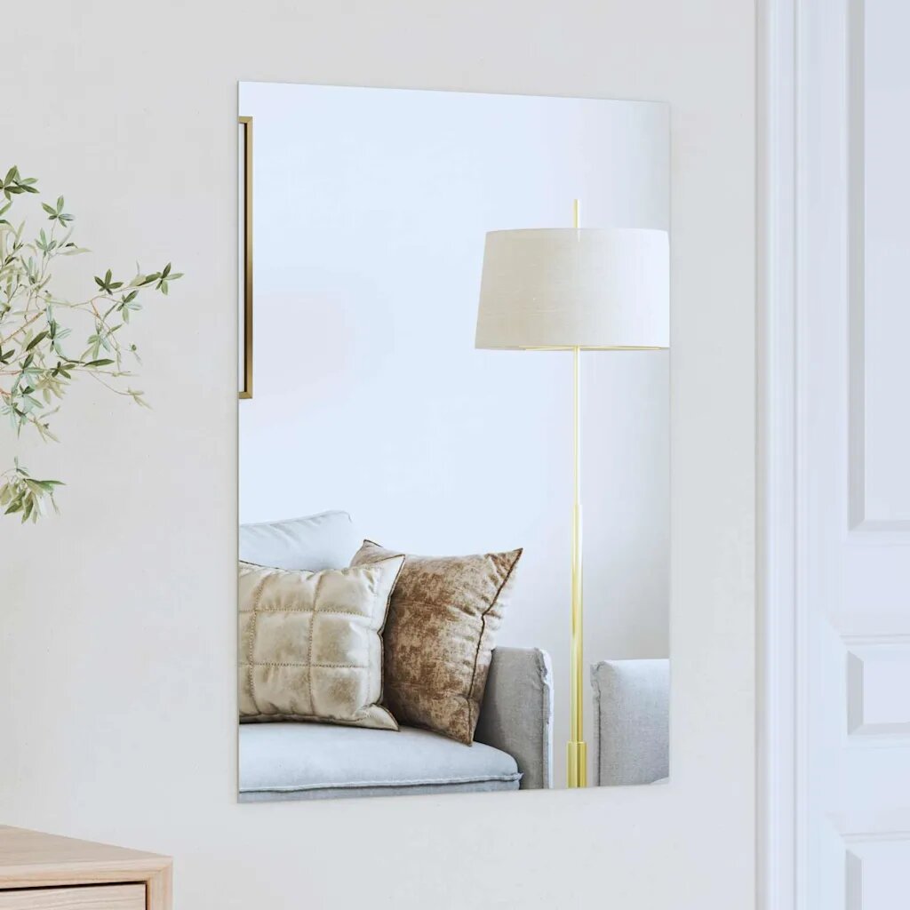 vidaXL Стенни огледала Правоъгълна 70 x 50 cm закалено стъкло