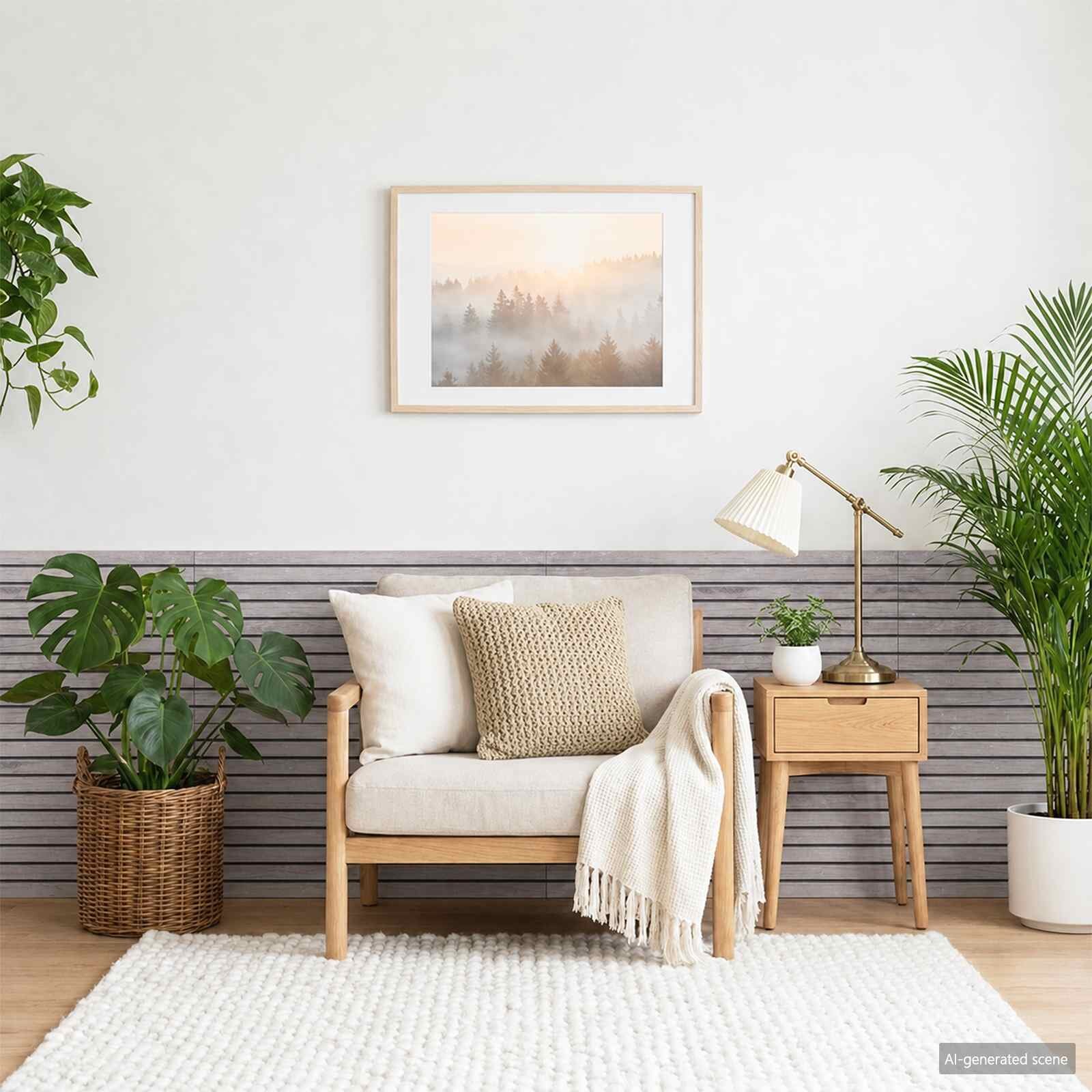 vidaXL Стенни панели 5 бр. 100 x 50 cm Сив EPS пяна