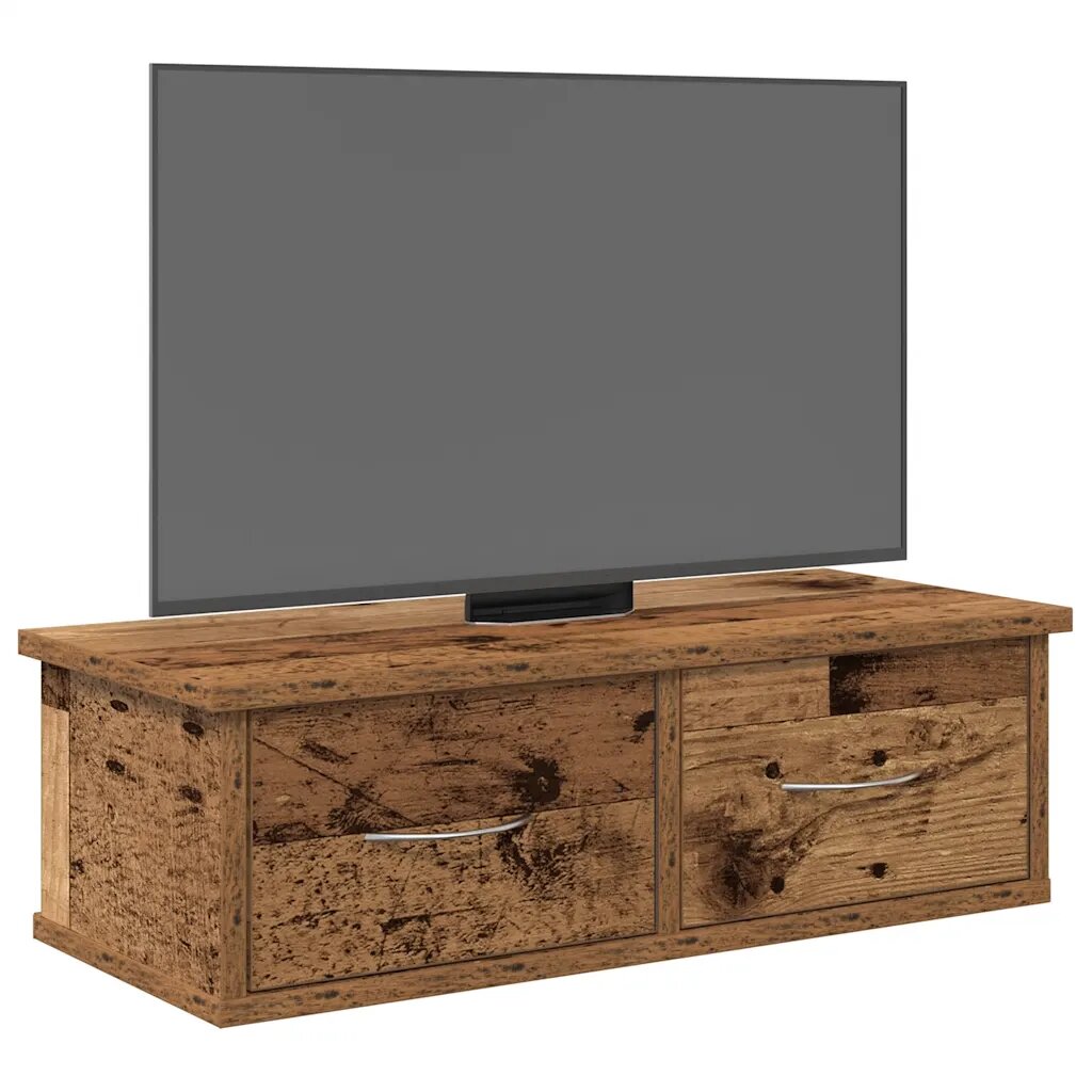 vidaXL Стенни шкафове Old Wood 60x26x185 cm Инженерна дървесина