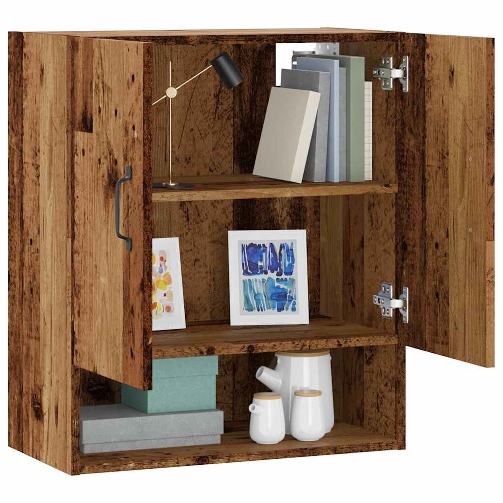 vidaXL Стенни шкафове Old Wood 60x31x70 cm Инженерна дървесина