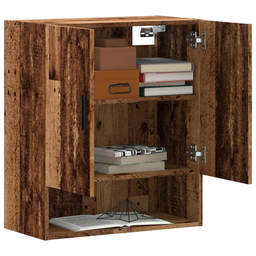 vidaXL Стенни шкафове Old Wood 60x31x70 cm Инженерна дървесина