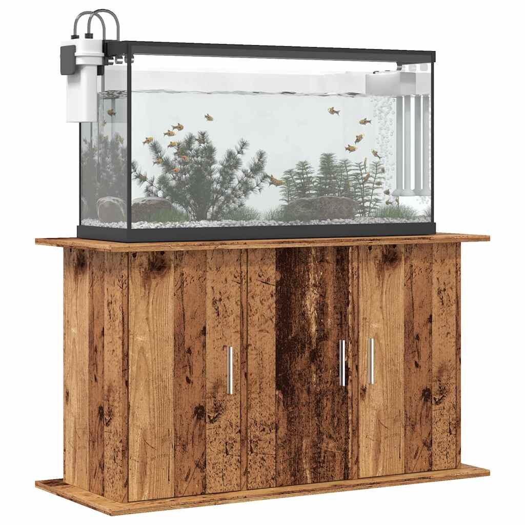 vidaXL Стойка за аквариум от старо дърво 101x41x58 cm Инженерно дърво