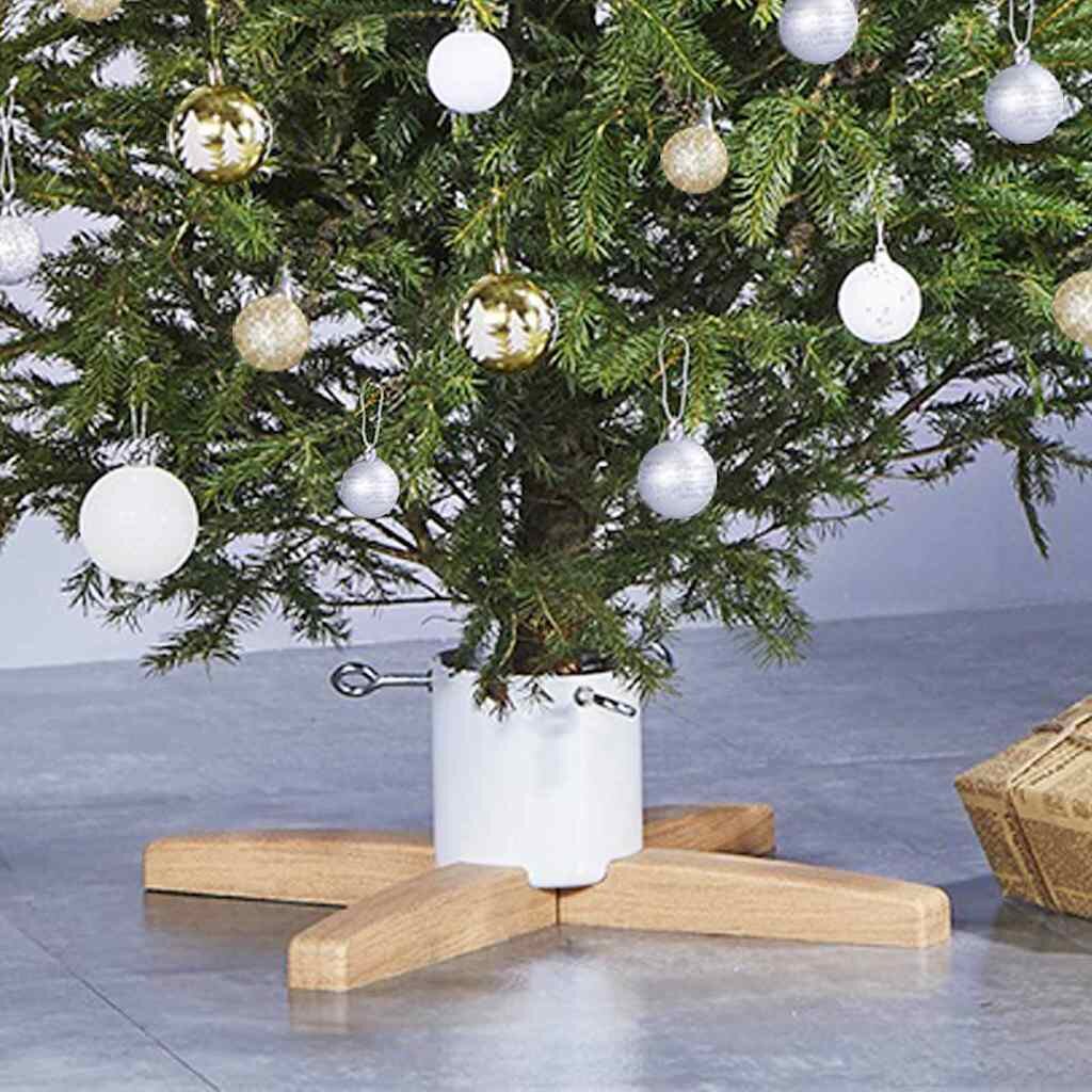 vidaXL Стойка за коледна елха 55x55x155 см