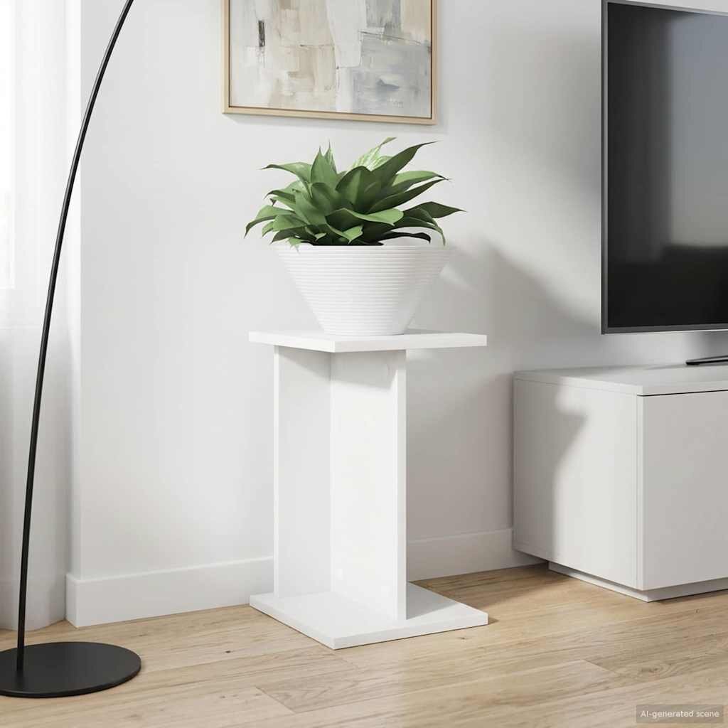 vidaXL Стойка за растения 2 бр. Бяло 25 x 255 x 405 см