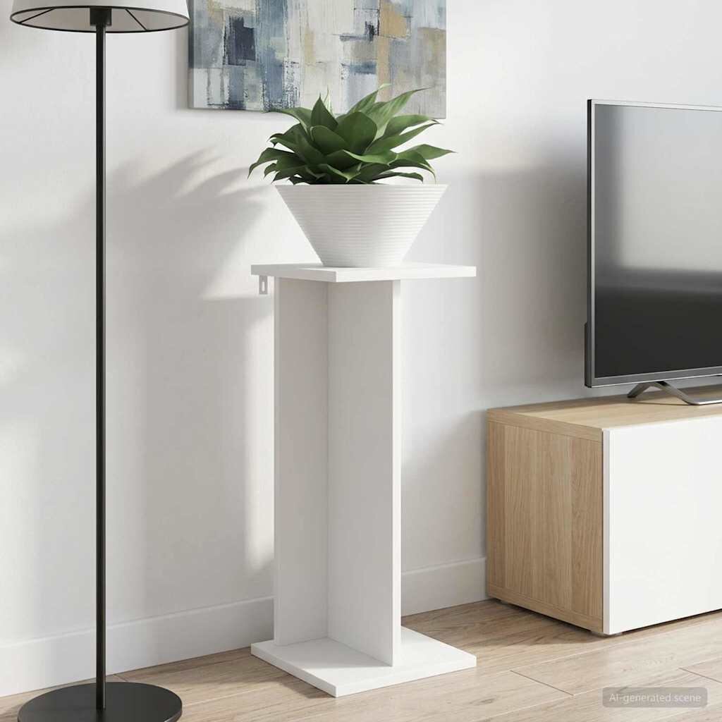 vidaXL Стойка за растения 2 бр. Бяло 25 x 255 x 605 см