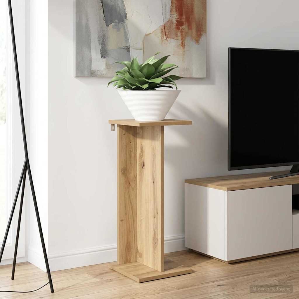 vidaXL Стойка за растения 2 бр. Дъб артизан 25 x 255 x 605 см