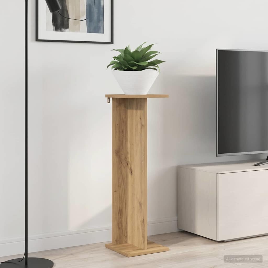 vidaXL Стойка за растения 2 бр. Дъб артизан 25 x 255 x 805 см