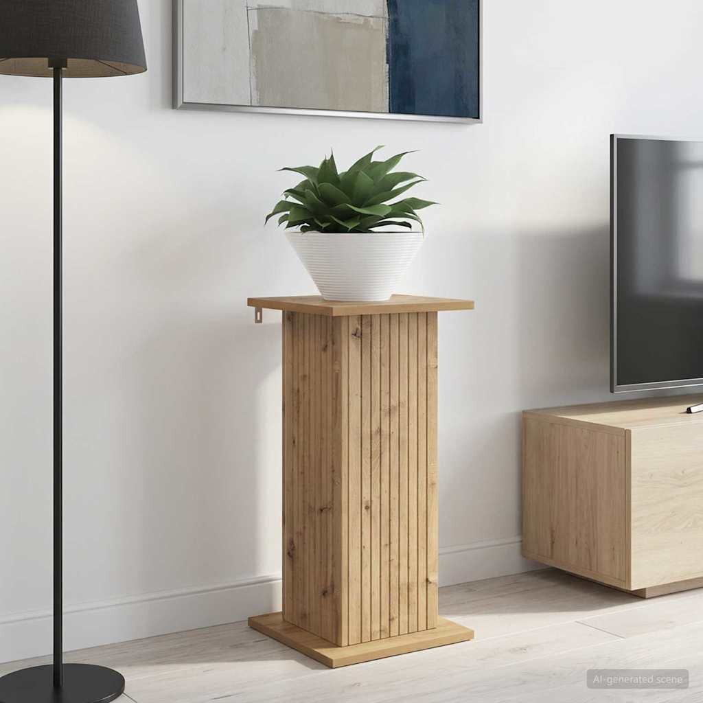 vidaXL Стойка за растения 2 бр. Дъб артизан 305 x 30 x 605 см