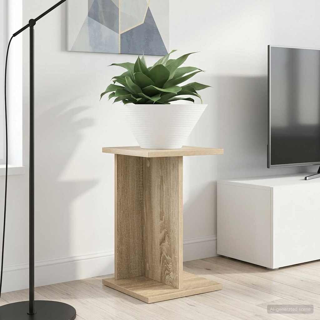 vidaXL Стойка за растения 2 бр. Дъб сонома 25 x 255 x 405 см