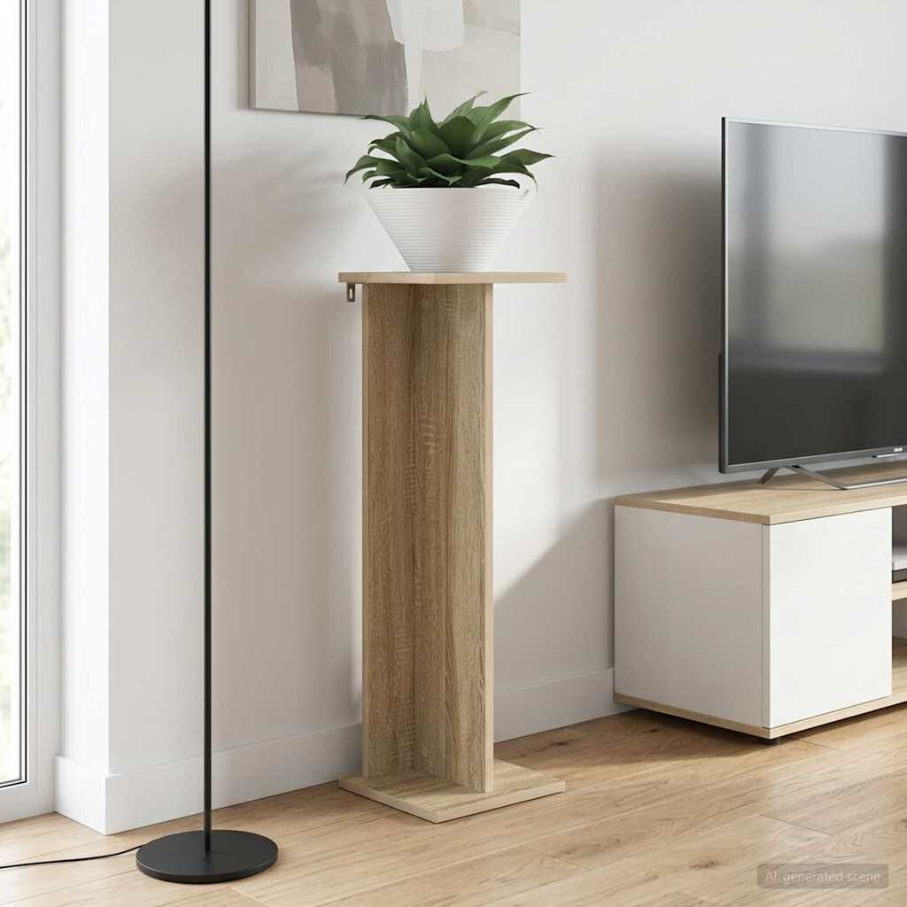vidaXL Стойка за растения 2 бр. Дъб сонома 25 x 255 x 805 см