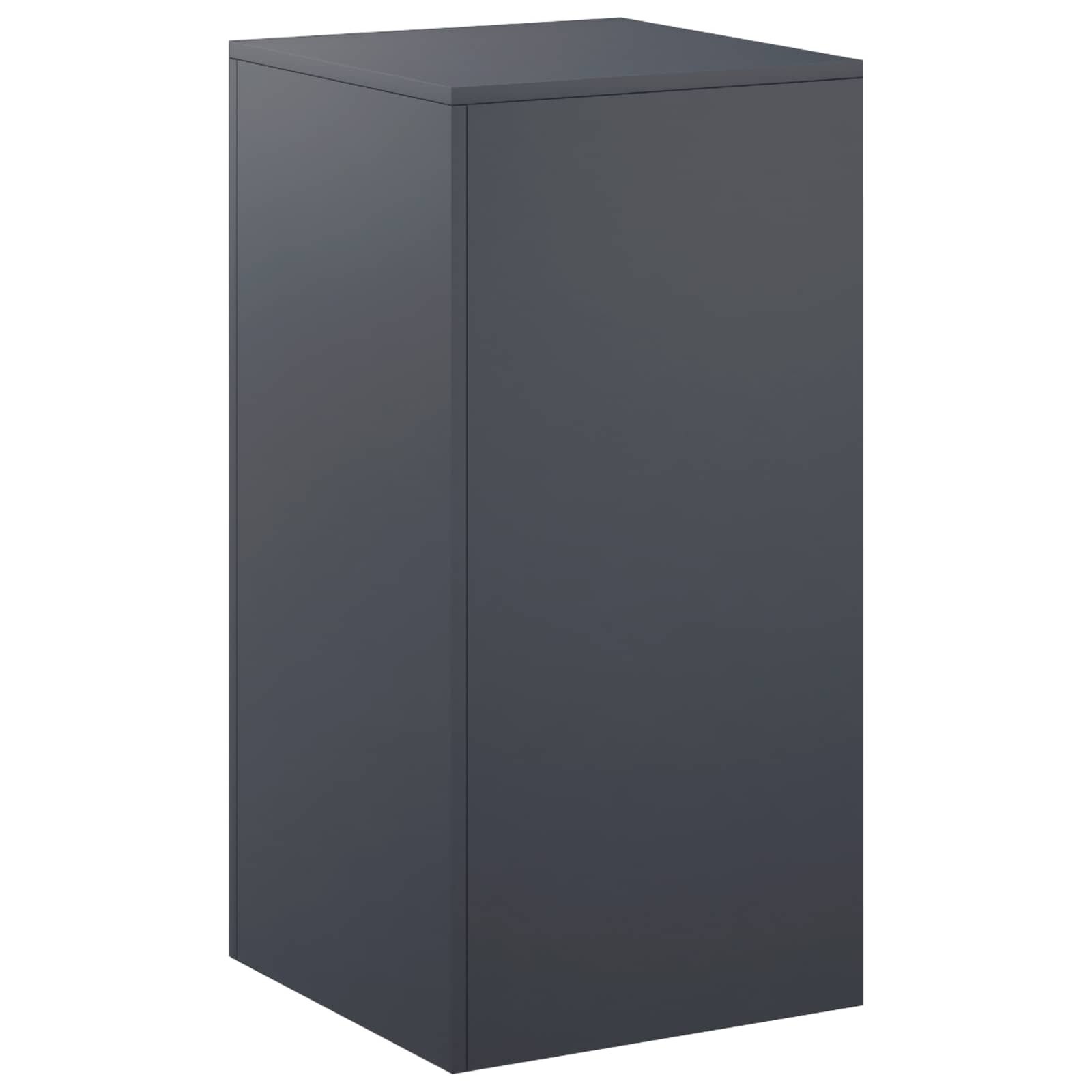 vidaXL Стойка за растения Антрацит 40 x 40 x 80 cm Неръждаема стомана