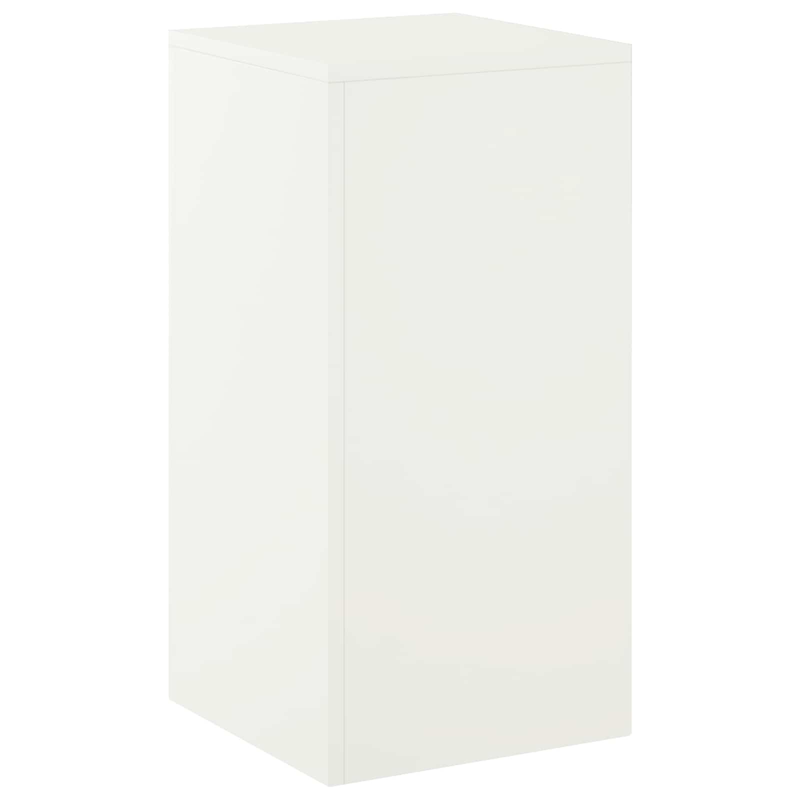 vidaXL Стойка за растения Бяло 30 x 30 x 60 cm Стомана