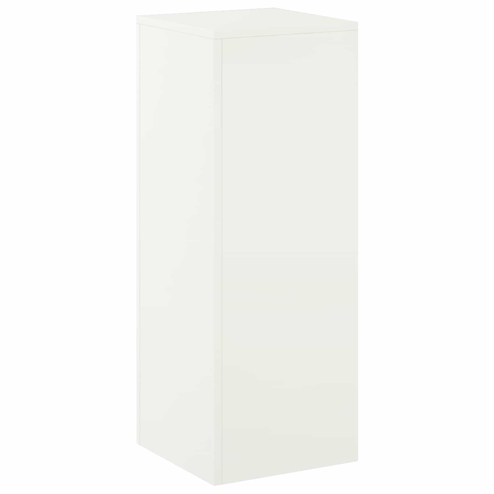 vidaXL Стойка за растения Бяло 30 x 30 x 80 cm Стомана