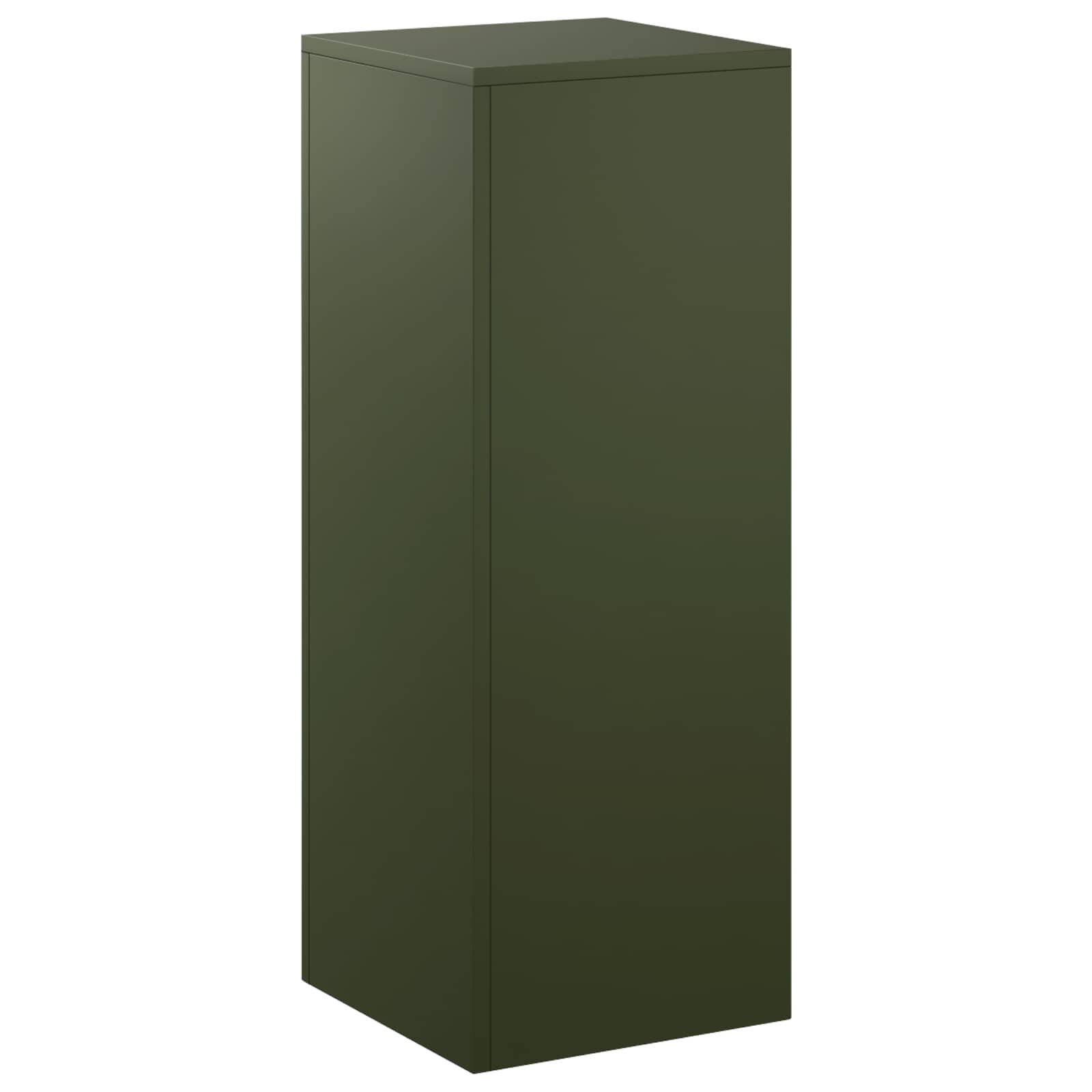 vidaXL Стойка за растения Маслиненозелено 30 x 30 x 80 cm