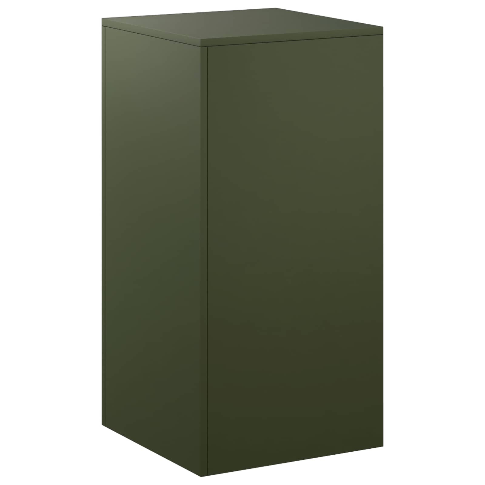 vidaXL Стойка за растения Маслиненозелено 40 x 40 x 80 cm