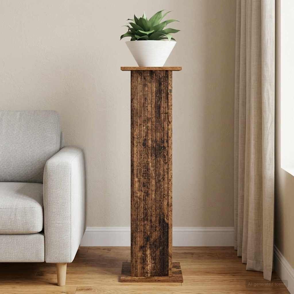 vidaXL Стойка за растения Старо дърво 305 x 30 x 1005 см